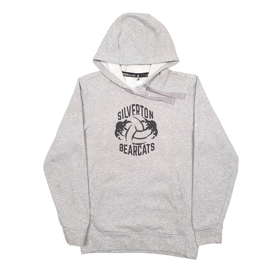 Mens Grey Adidas Silverton Bearcats USA College Hoodie Jumper