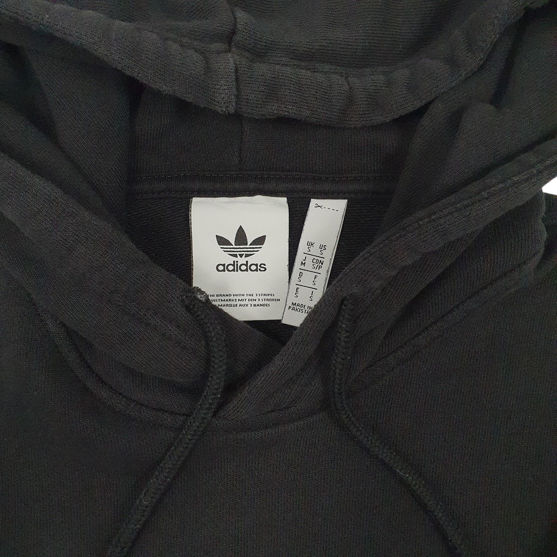 Mens Black Adidas  Hoodie Jumper