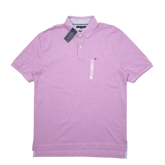 Mens Purple Tommy Hilfiger  Short Sleeve Polo Shirt