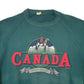 Mens Green Unbranded Vintage 80s 90s Canada Crewneck Jumper