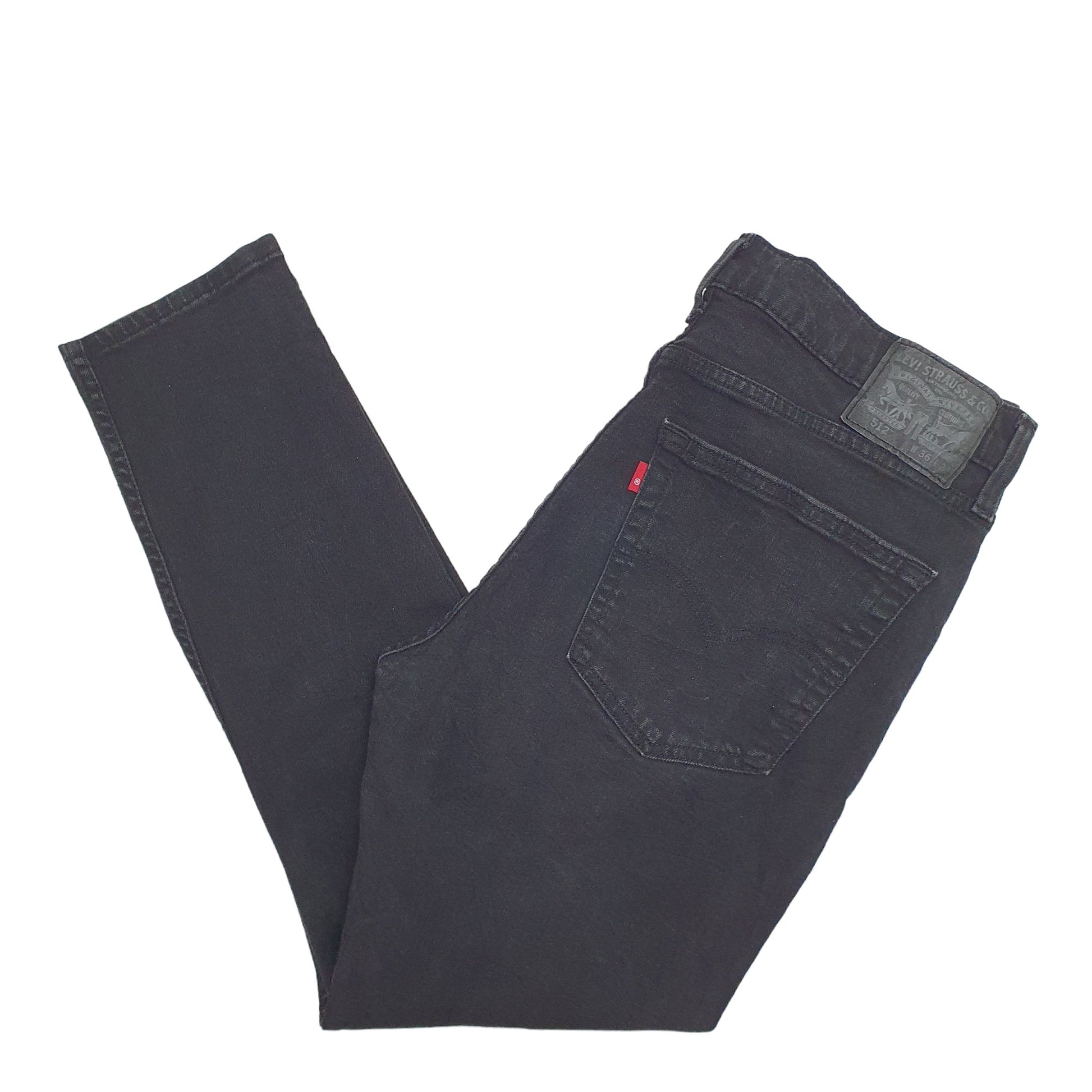 Mens Black Levis  512 JeansW36 L30