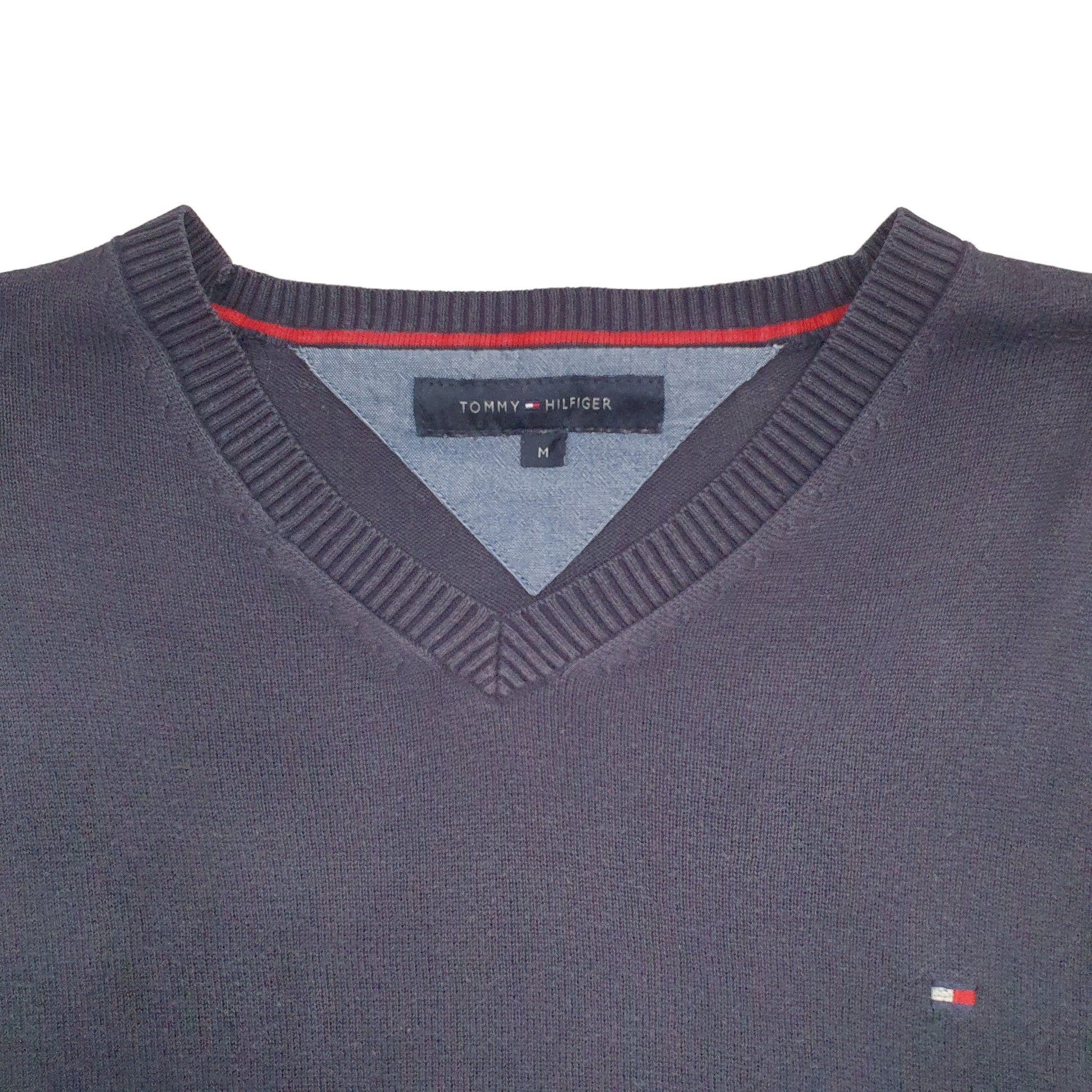 Mens Navy Tommy Hilfiger Knit Crewneck Jumper