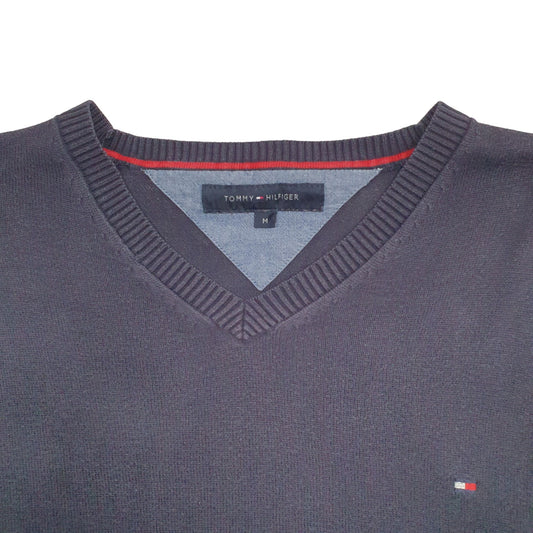 Mens Navy Tommy Hilfiger Knit Crewneck Jumper