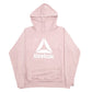 Womens Pink Reebok Spellout Hoodie Jumper