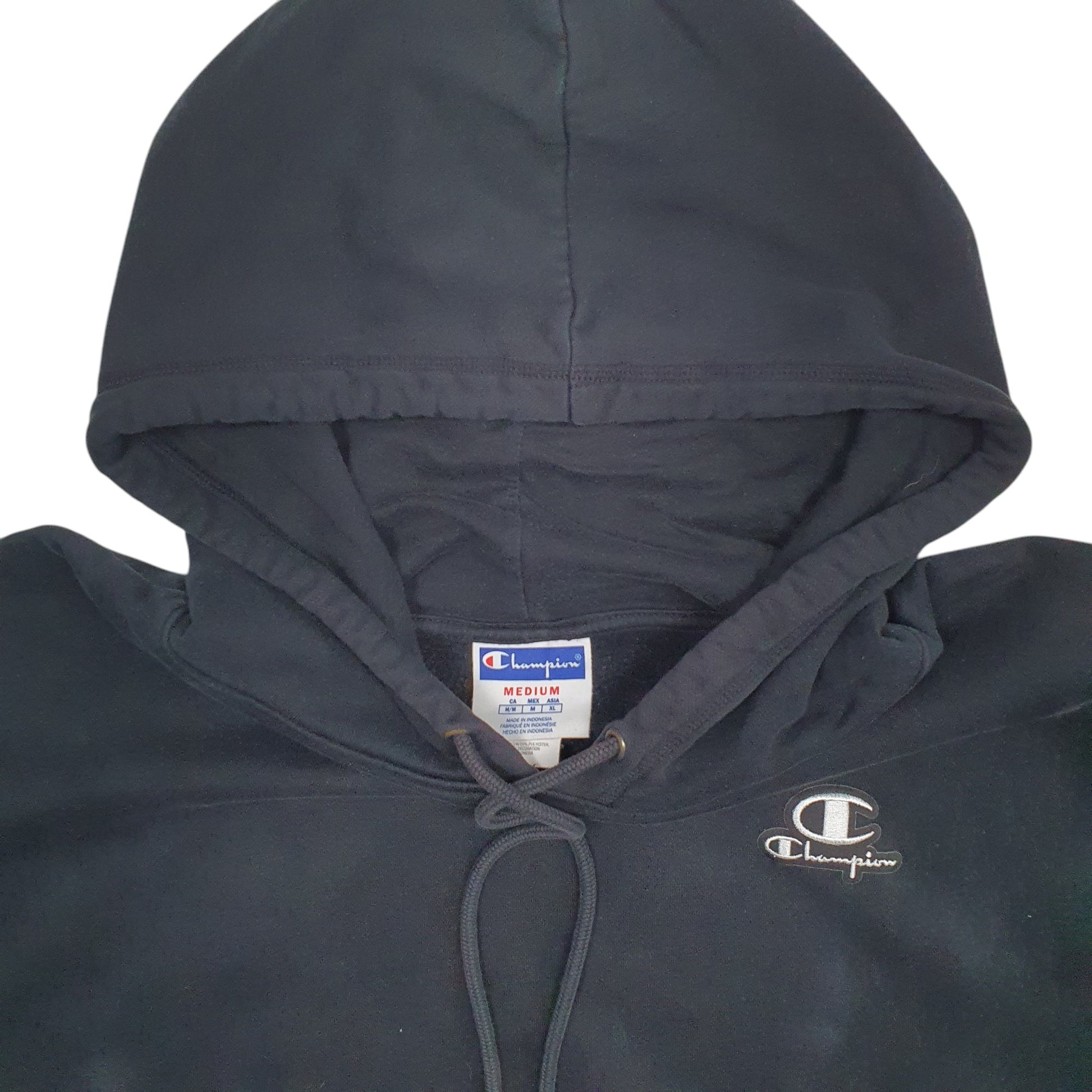 Mens Black Champion  Hoodie Jumper