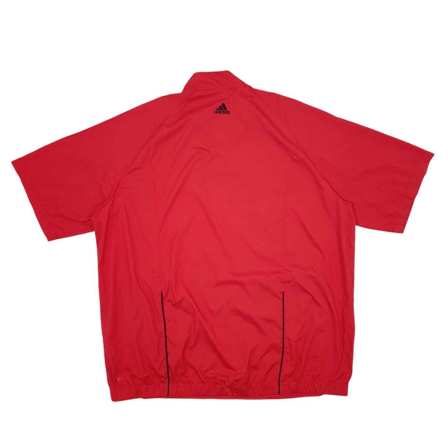 Mens Red Adidas Golf The Players Club Full Zip Coat