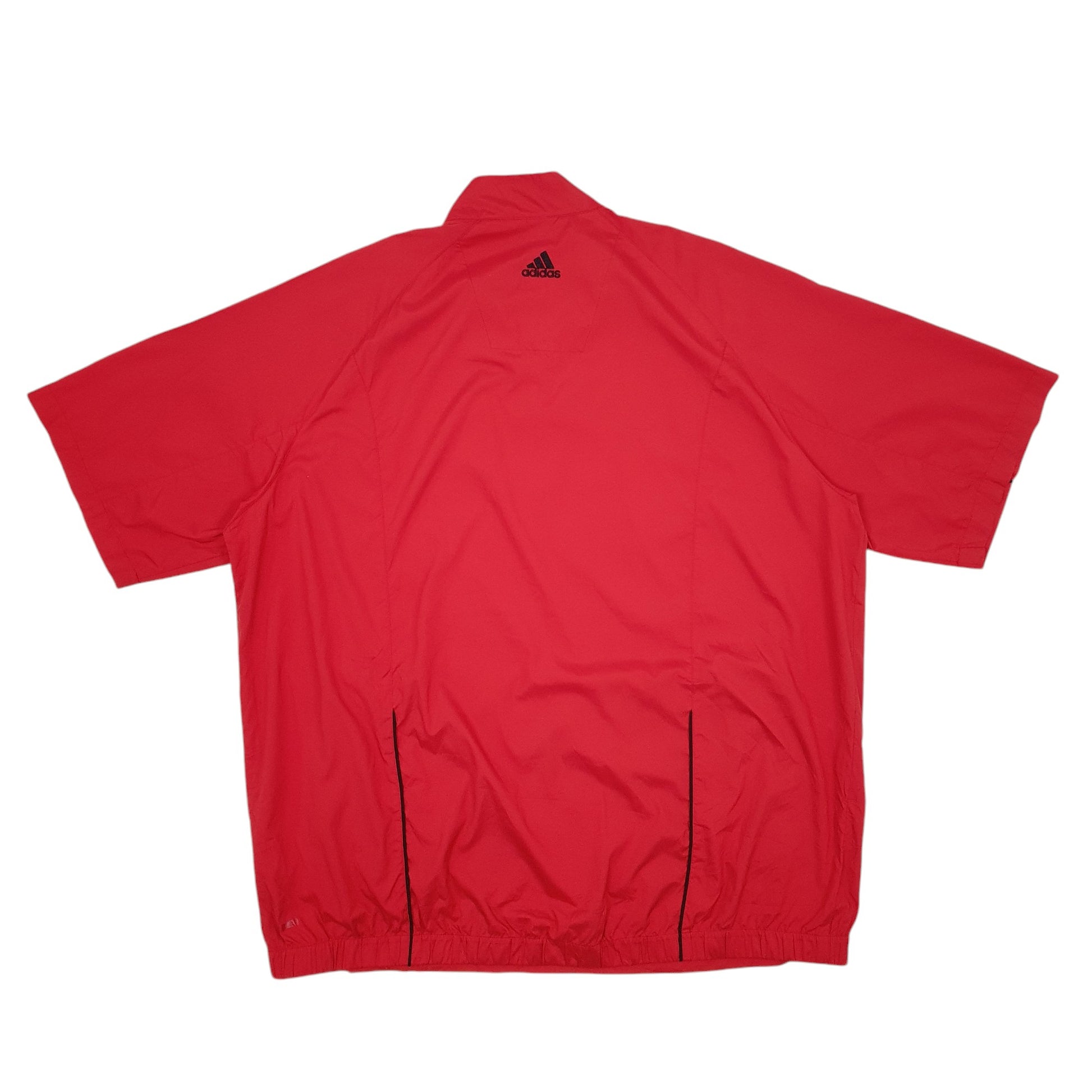 Mens Red Adidas Golf The Players Club Full Zip Coat