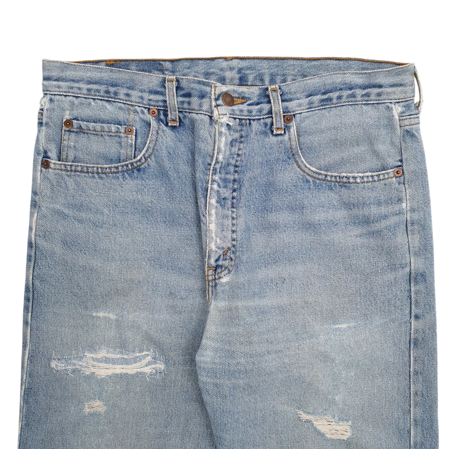 Mens Blue Levis Vintage 90's Orange Tab 615 JeansW36 L34