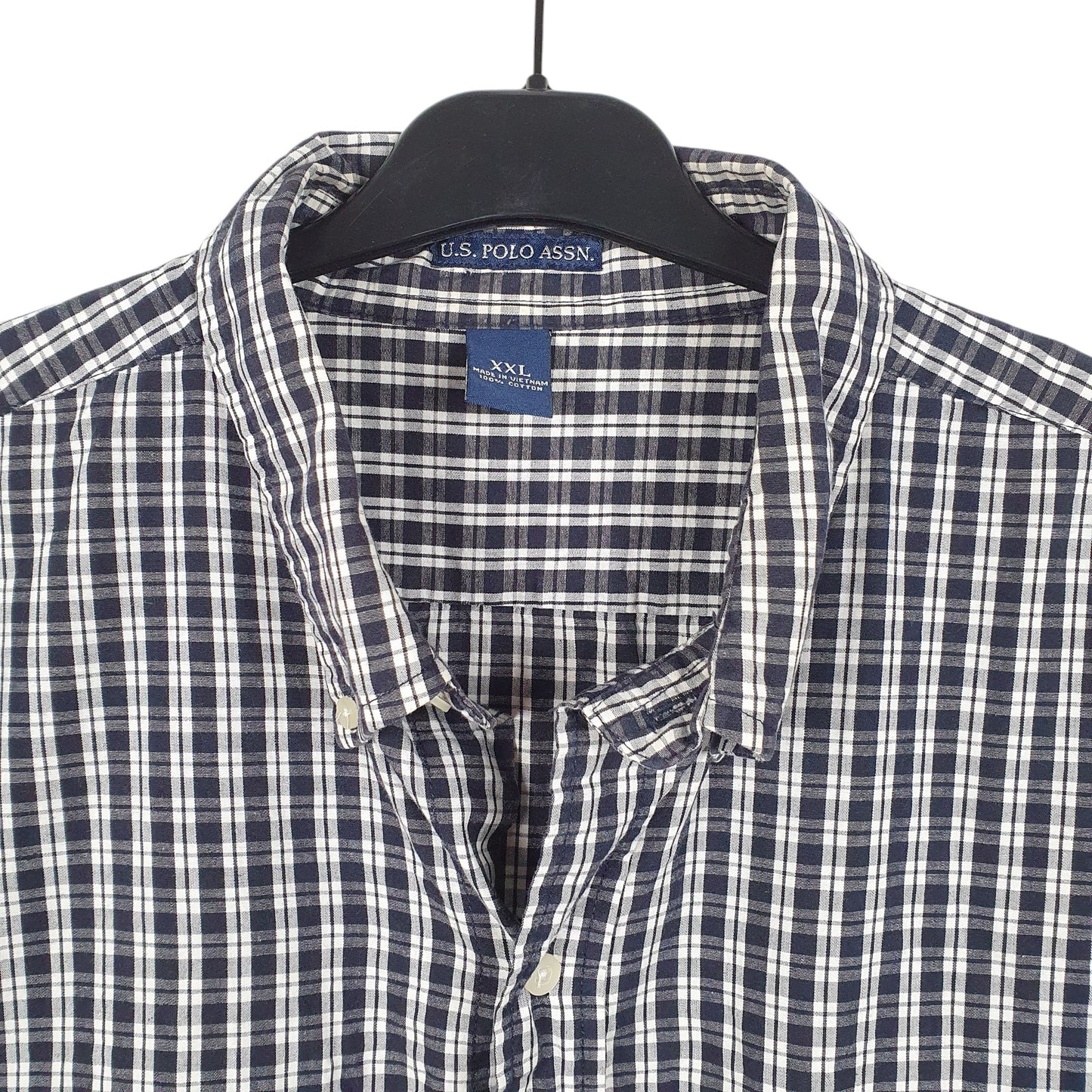 Mens White U.S. Polo Assn.  Short Sleeve Shirt