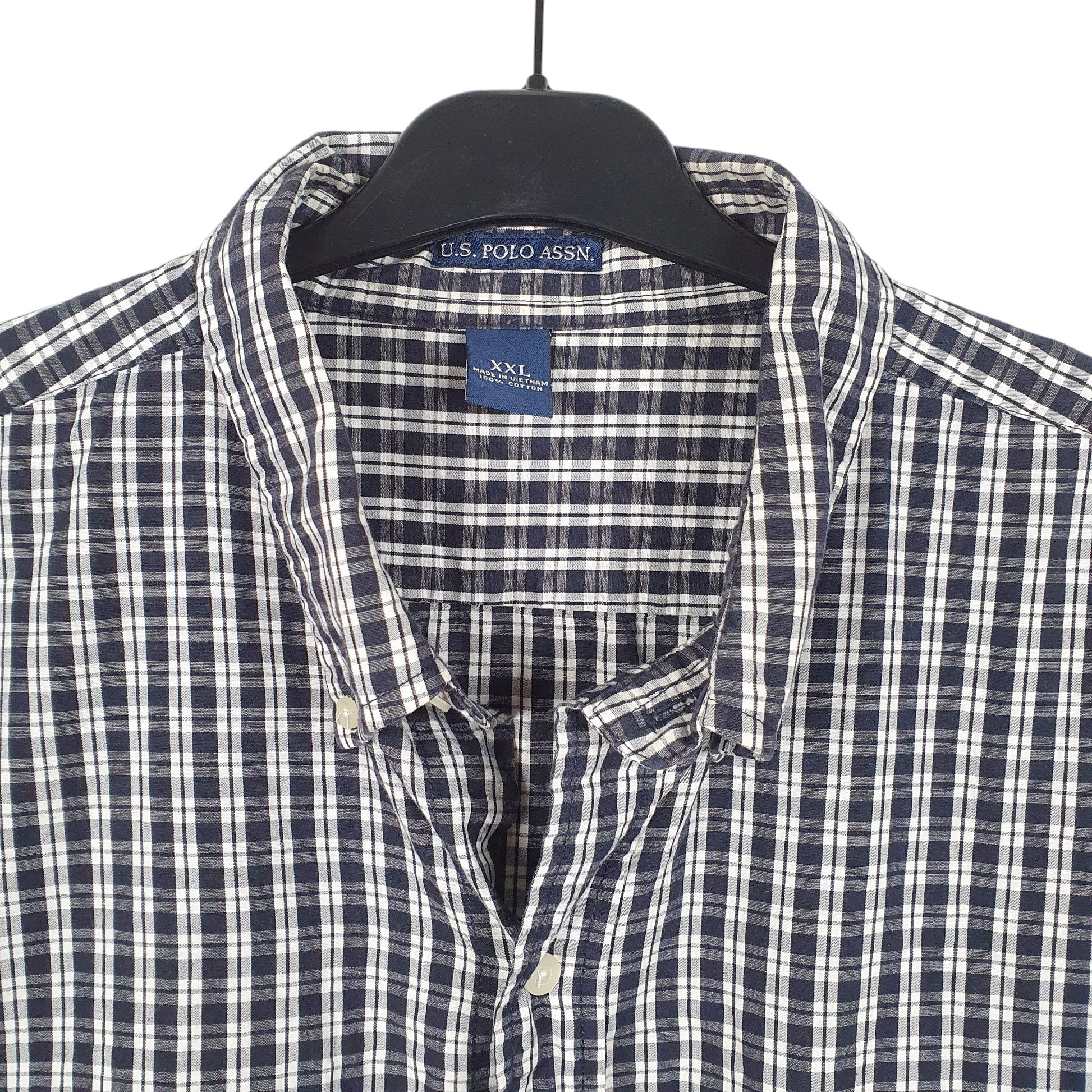 Mens White U.S. Polo Assn.  Short Sleeve Shirt