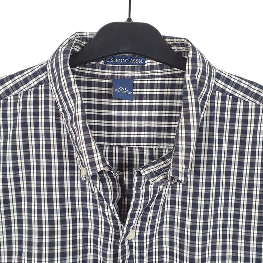 Mens White U.S. Polo Assn.  Short Sleeve Shirt