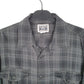Mens Grey Converse One Star Flannel Long Sleeve Shirt