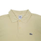 Mens Yellow Lacoste  Short Sleeve Polo Shirt