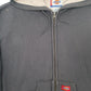 Mens Grey Dickies Hoodie Sherpa Lined Full Zip Jumper