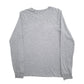Mens Grey Nike Spellout Long Sleeve T Shirt