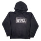 Mens Black Cotton Ridge Impact Gym Hoodie Jumper