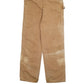 Mens Tan Carhartt SFB Duck Vintage 1996 90s Union USA Made Dungaree Trousers