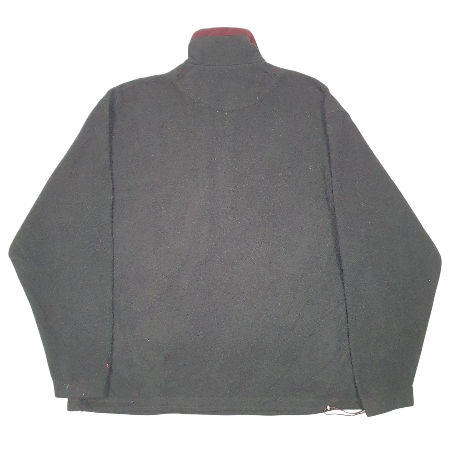 Mens Black Champion  Quarter Zip Jumper