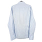 Mens Blue Moss Skinny London Long Sleeve Shirt