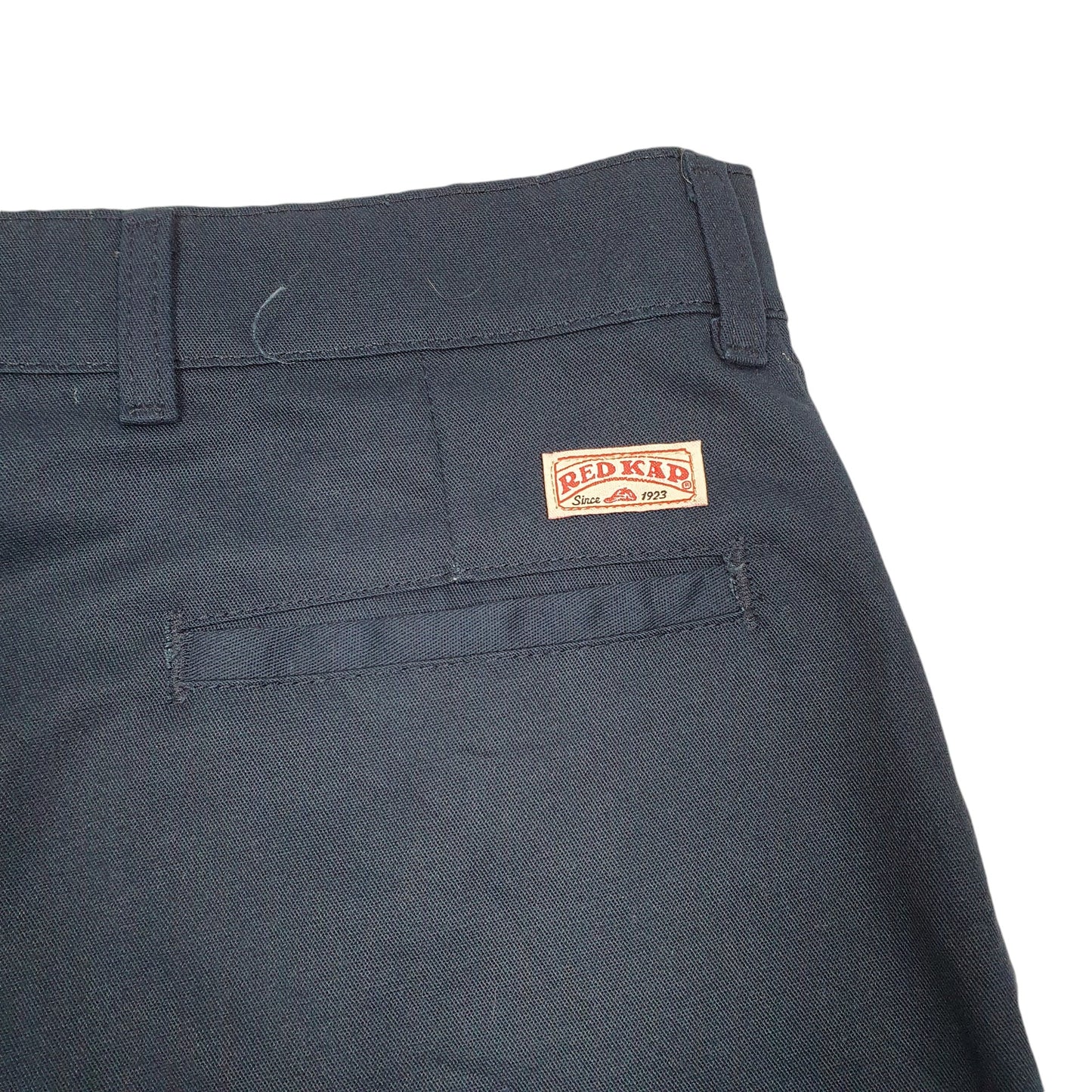 Mens Navy Red Kap Workwear USA Chino Shorts