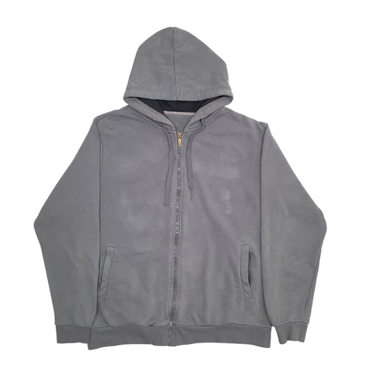 Mens Grey U.S.Life  Full Zip Jumper