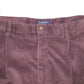 Mens Burgundy Dockers Double Pleated Corduroy Trousers