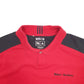 Mens Red Adidas Climalite Short Sleeve Polo Shirt