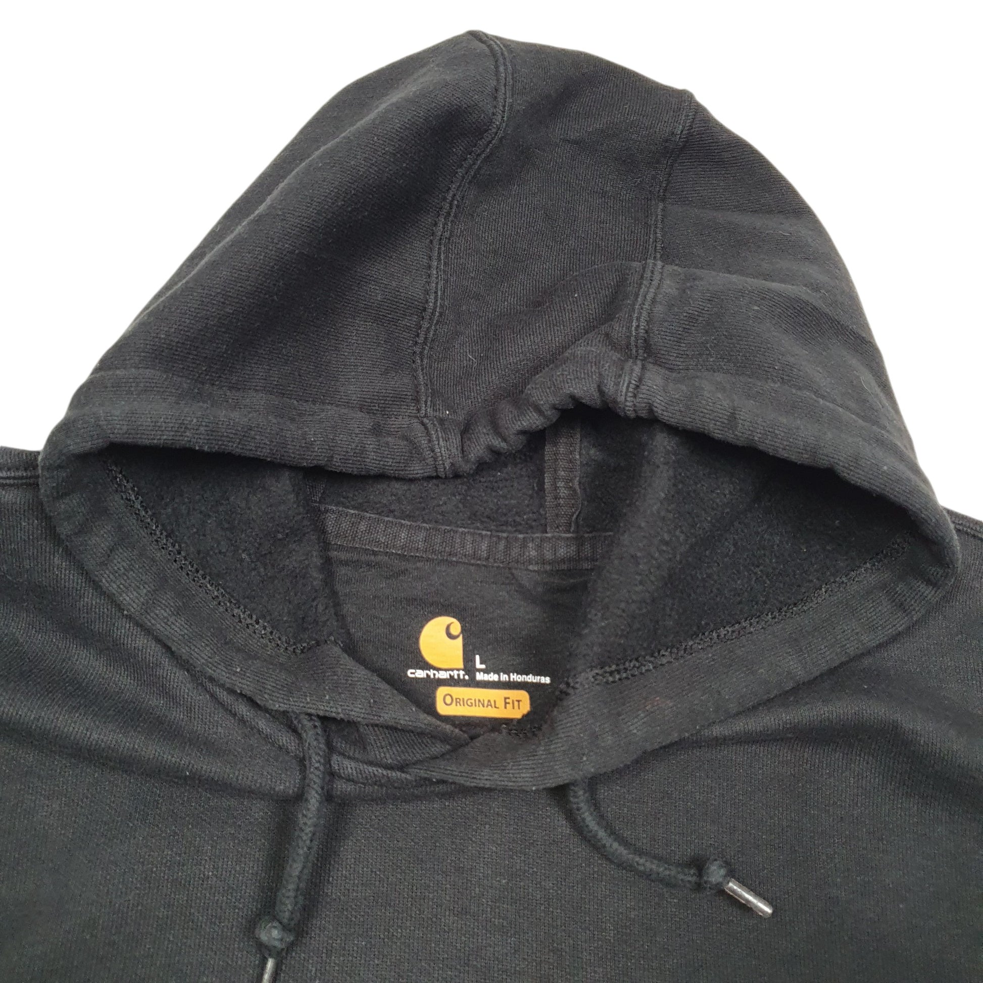 Mens Black Carhartt Workwear Hoodie Jumper