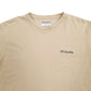 Mens Beige Columbia Sportswear  Short Sleeve T Shirt