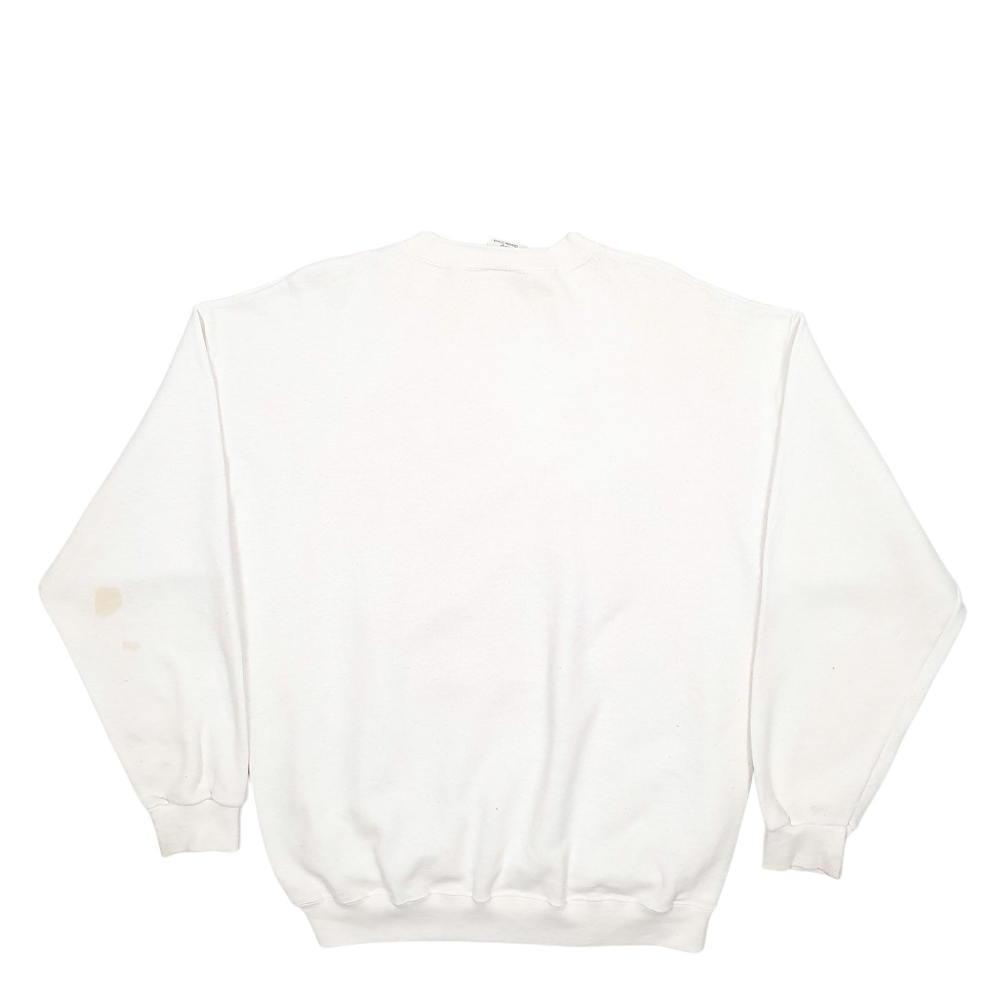 Mens White Tultex Sesame Street Jim Henson Vintage 1990s Crewneck Jumper