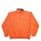 Mens Orange Nautica  Quarter Zip Jumper