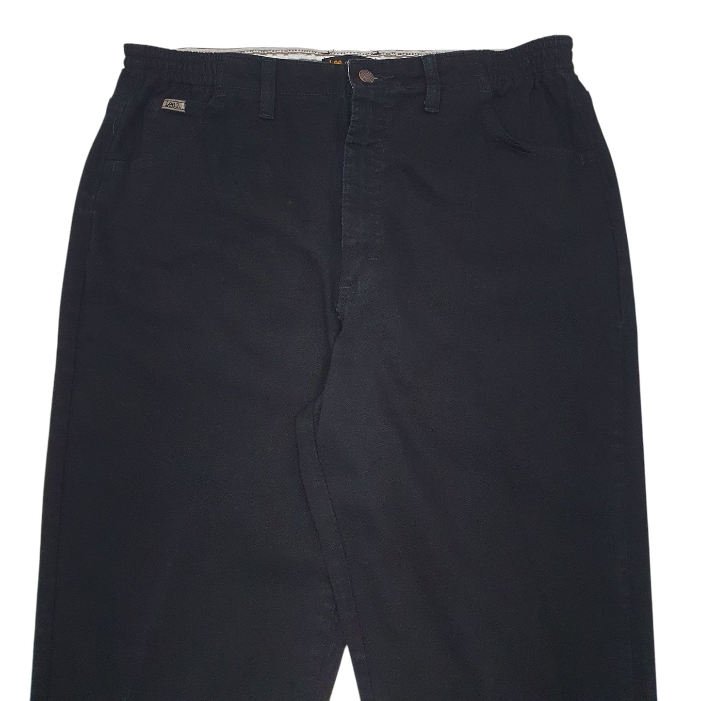 Womens Black Lee Stretch Relaxed JeansW36 L33