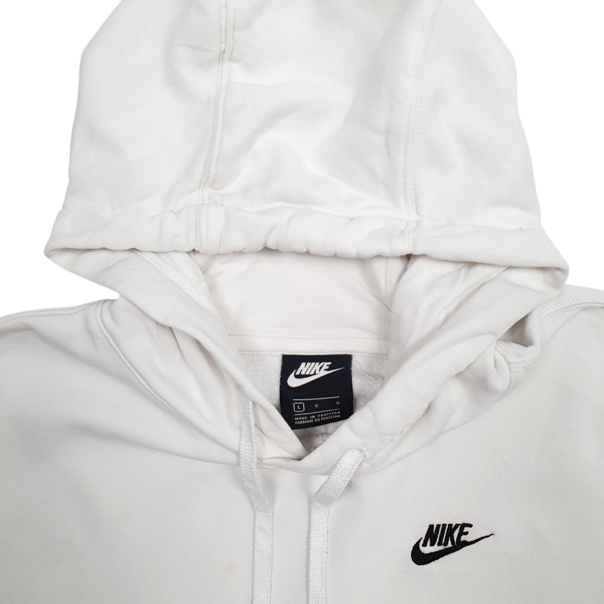 Mens White Nike  Hoodie Jumper