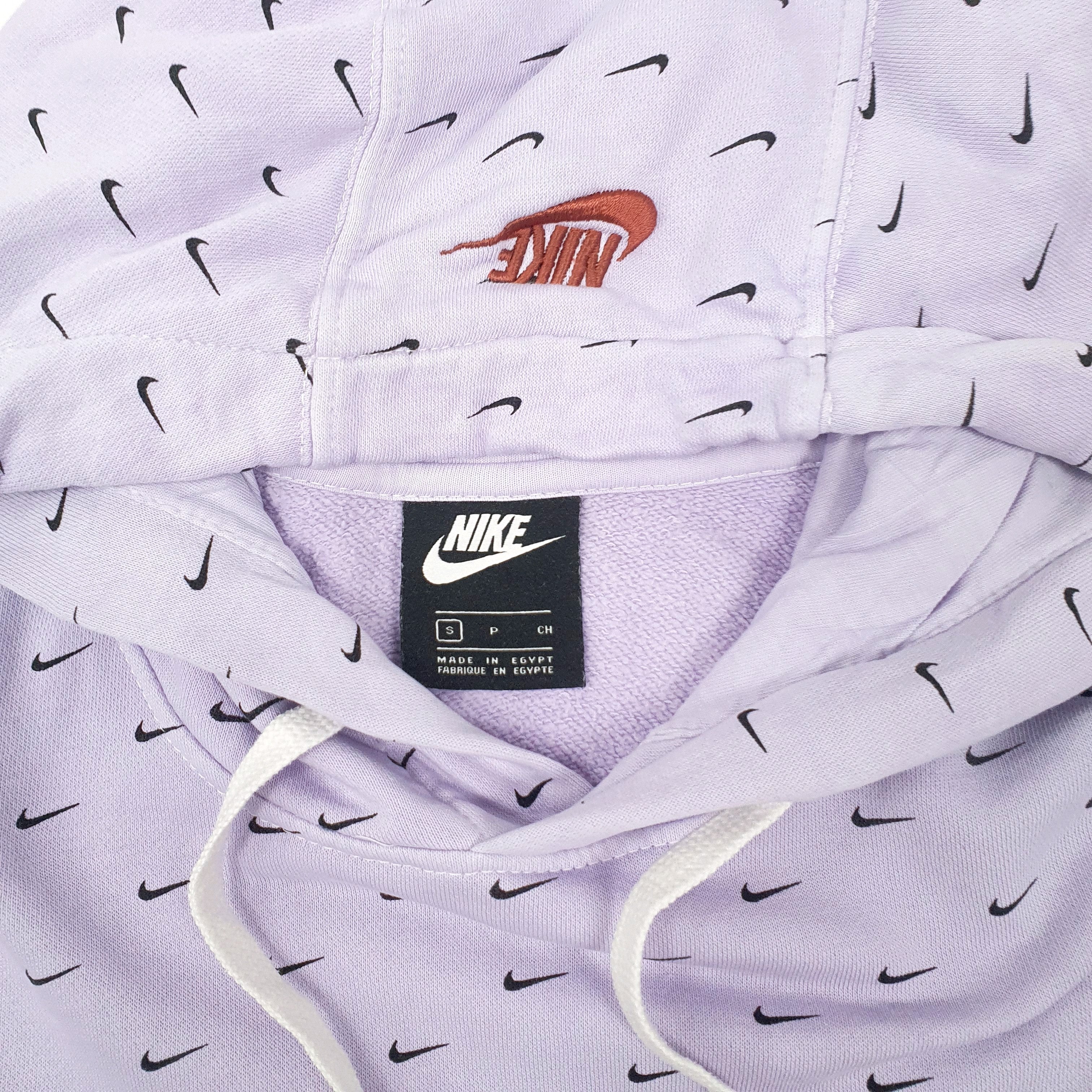 white and purple nike hoodie