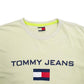 Mens Green Tommy Hilfiger Spellout Short Sleeve T Shirt