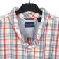 Mens White Dockers  Short Sleeve Shirt