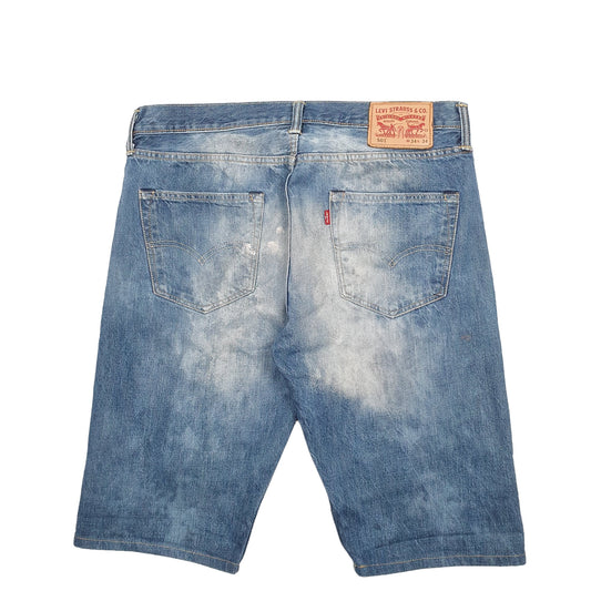 Womens Blue Levis 501 Denim Jorts Denim Shorts