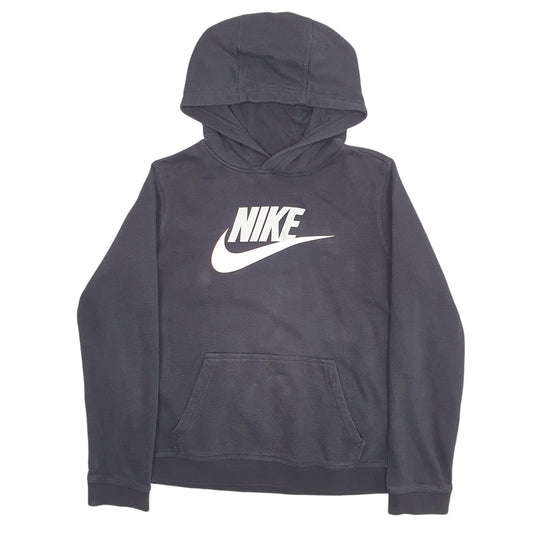 Womens Black Nike Spellout Hoodie Jumper