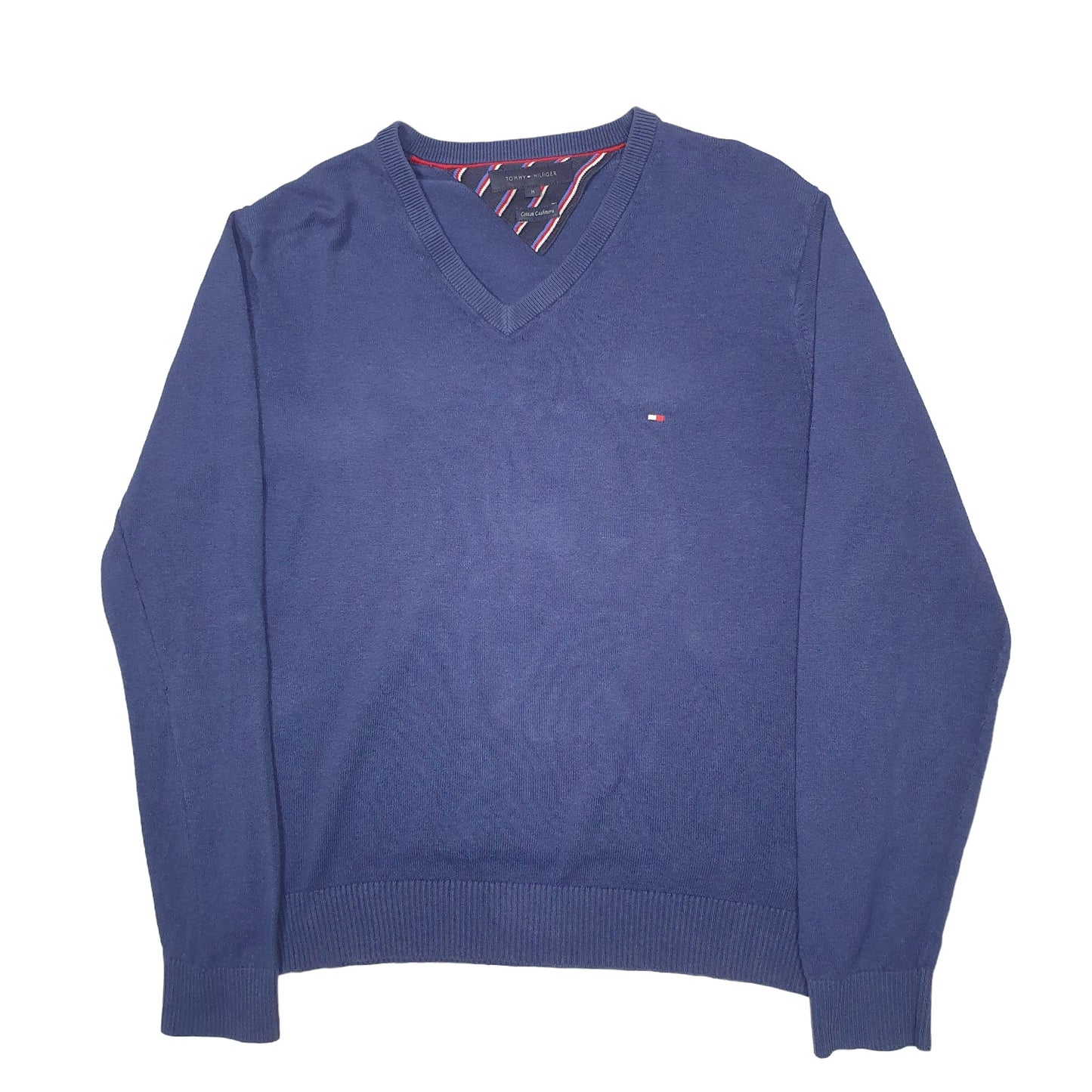 Mens Blue Tommy Hilfiger Knit Crewneck Jumper