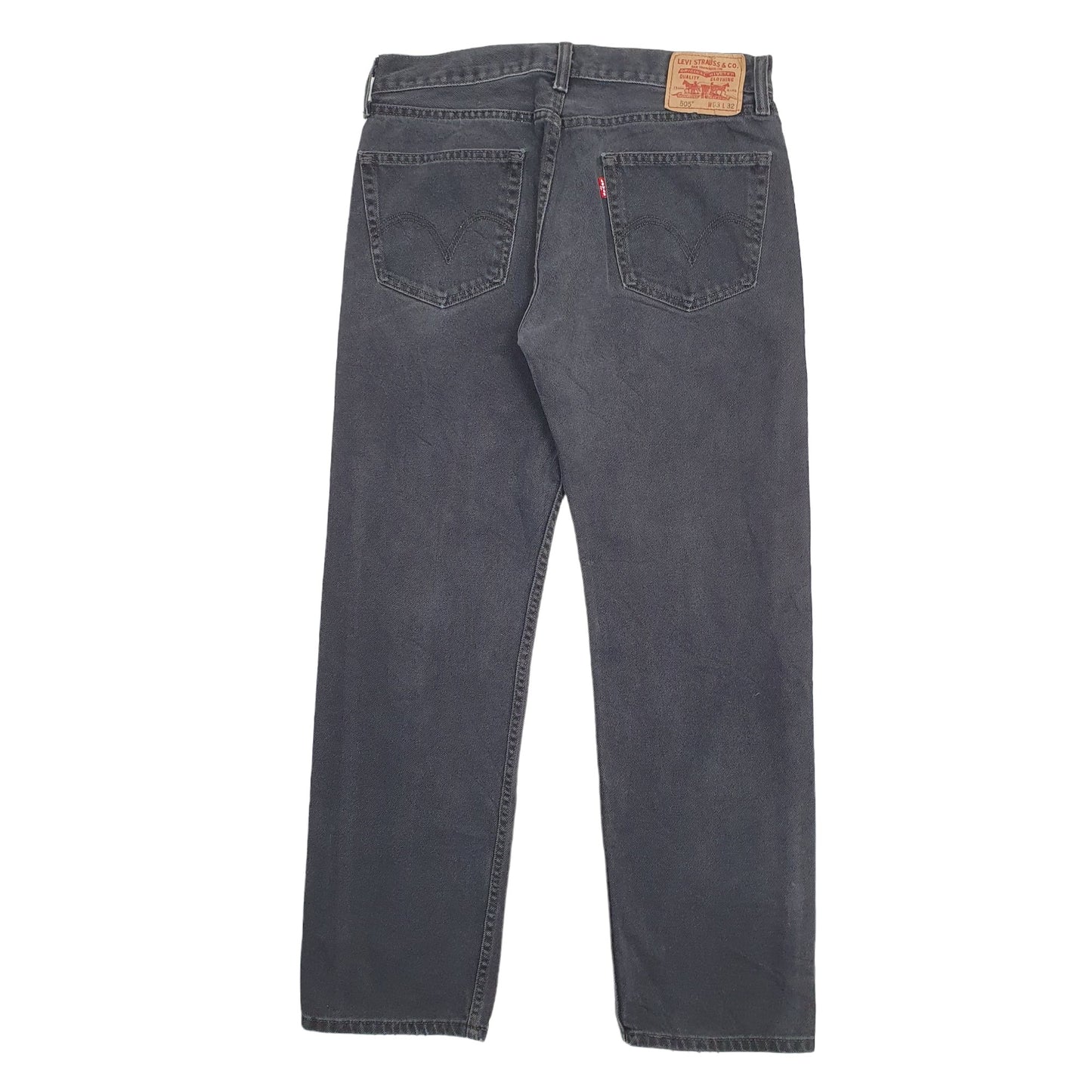 Mens Black Levis  505 JeansW33 L32