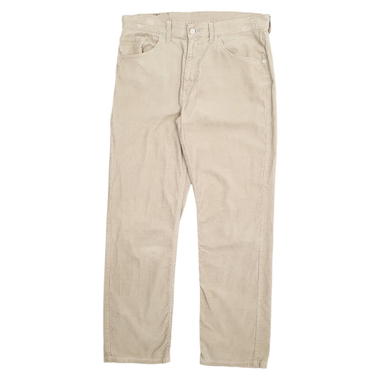 Mens Beige Levis  Corduroy Trousers