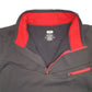 Mens Black Fila  Quarter Zip Jumper