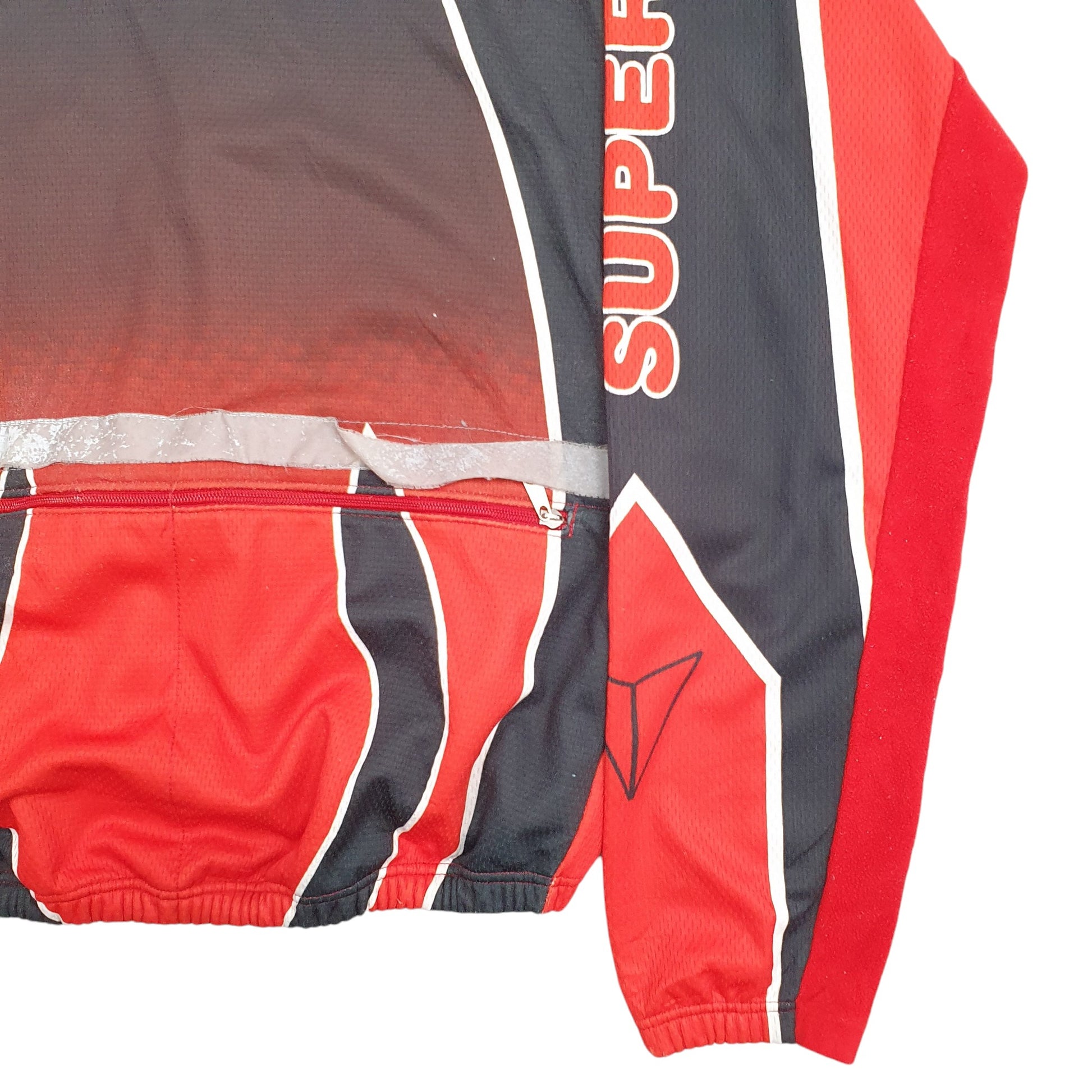 Mens Orange Wintex Superstore Spellout Full Zip Jumper