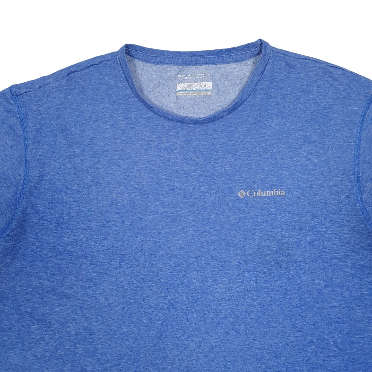 Mens Blue Columbia Sportswear  Short Sleeve T Shirt