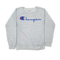 Womens Grey Champion Spellout Crewneck Jumper
