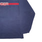 Mens Navy Tommy Hilfiger Spellout Crewneck Jumper