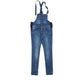 Womens Blue Unbranded  Dungaree Trousers