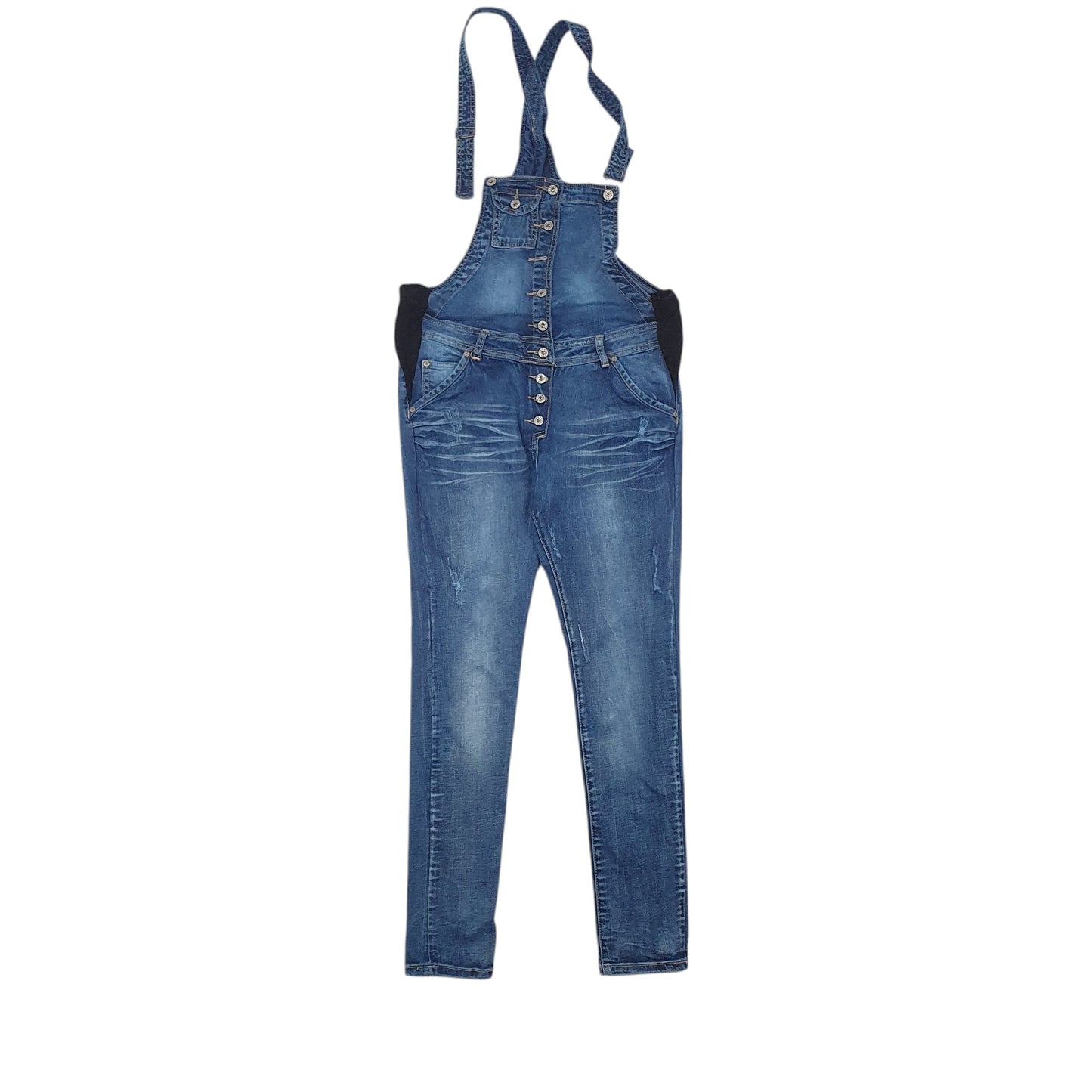 Womens Blue Unbranded  Dungaree Trousers