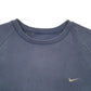 Mens Navy Nike Raglan Crewneck Jumper