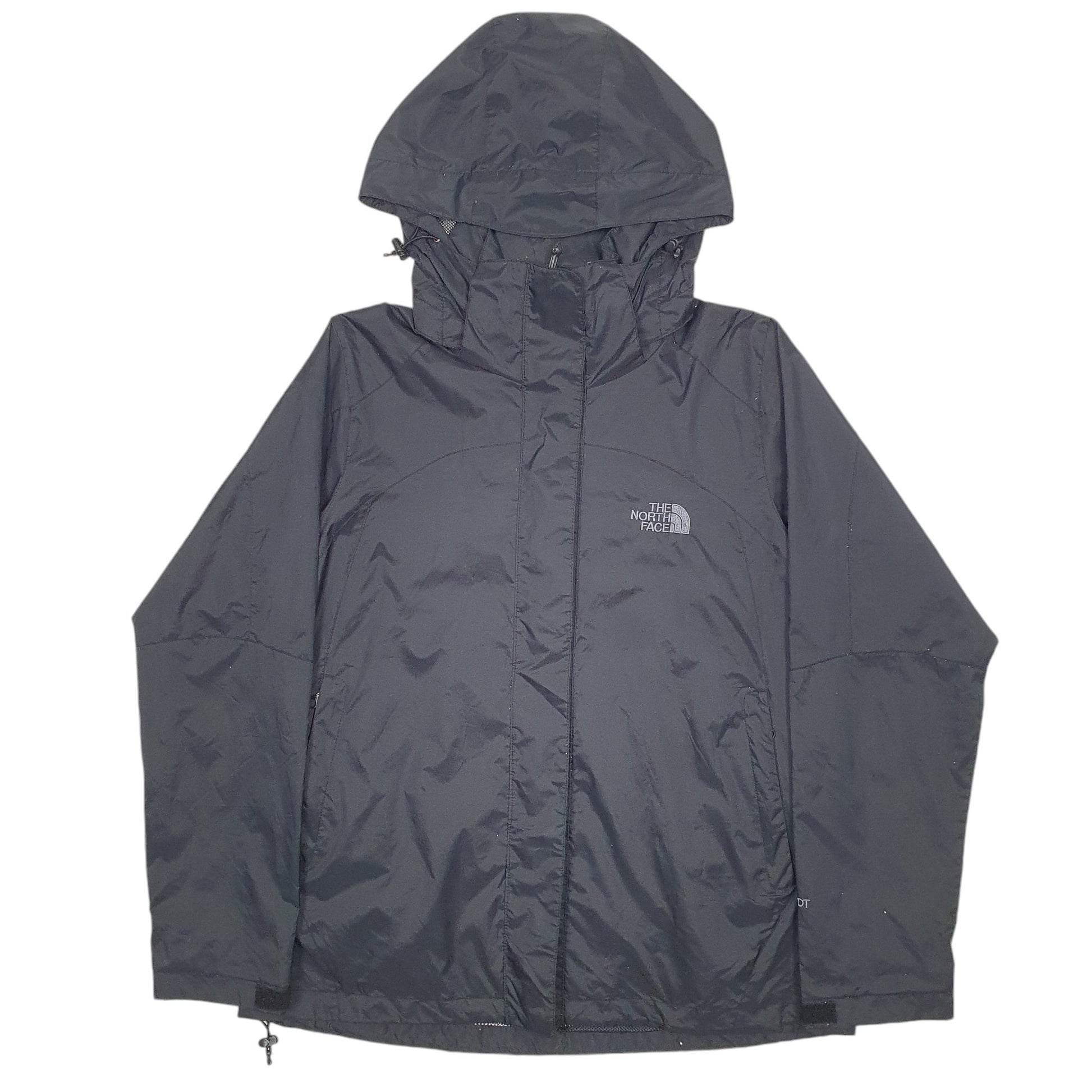 Womens Black The North Face Gore-Tex Raincoat Windbreaker  Coat